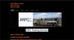 Desktop Screenshot of genemeyertowing.com